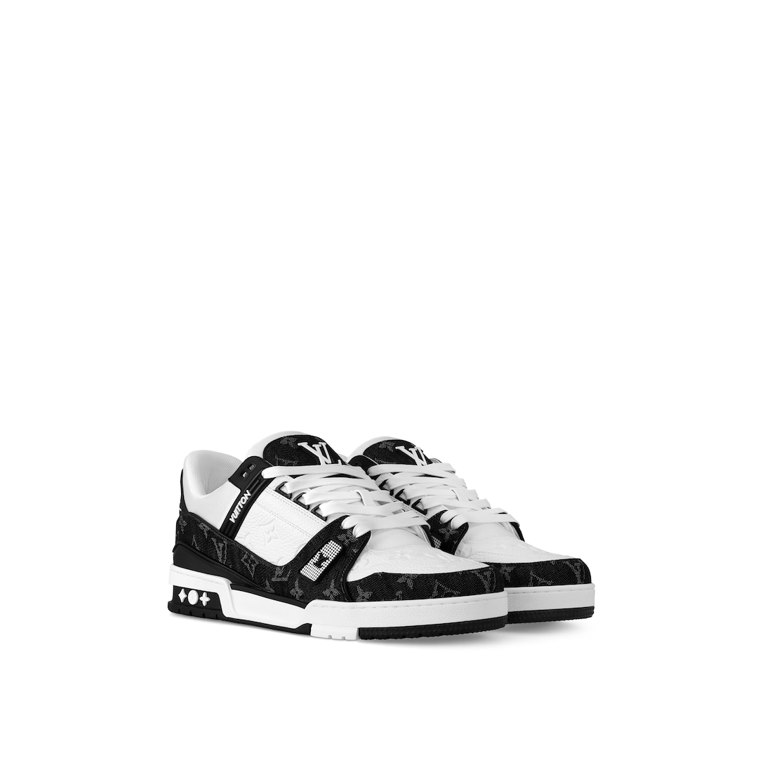 White louis vuitton 2025 sneakers with strap